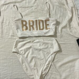 Two piece Bride Swimsuit